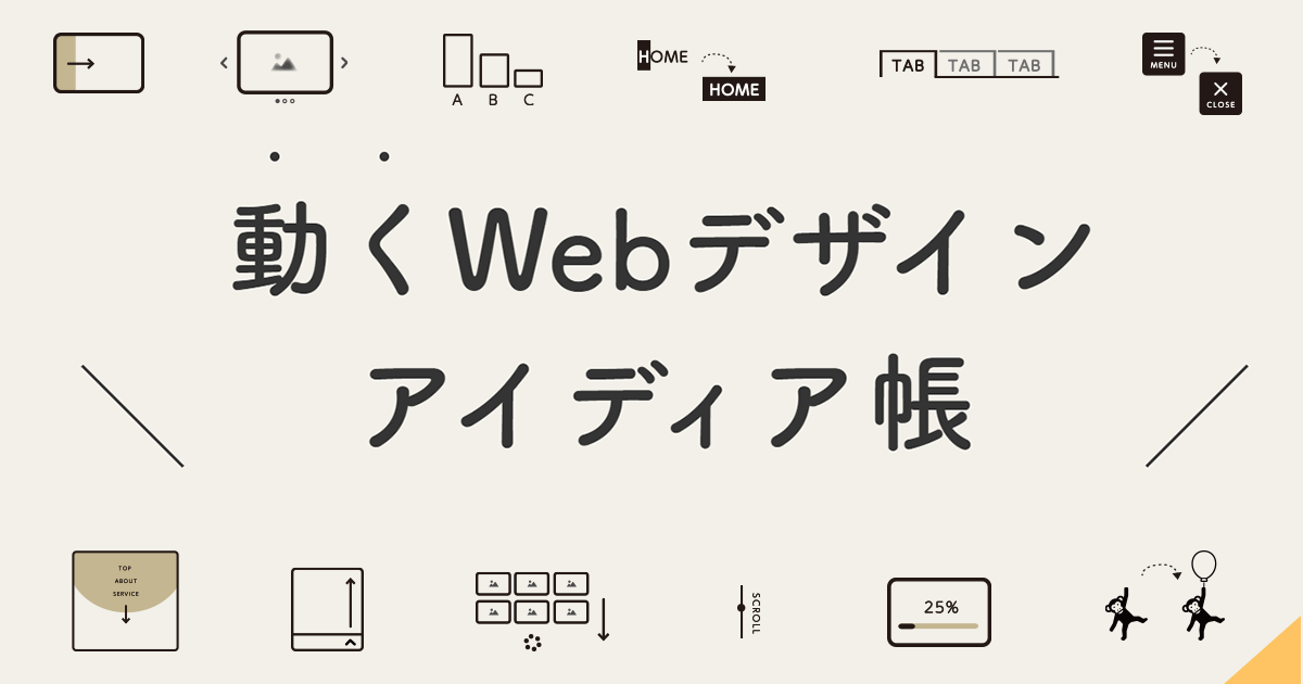 動くWebデザインアイデア帳